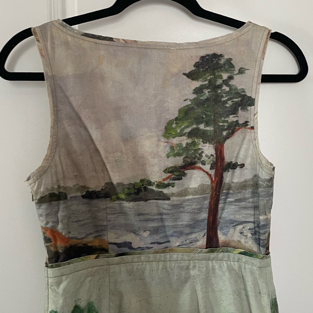 Anthropologie Odille Landscape Painting Dress - Picture 7 of 10